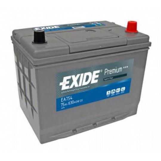 Akumuliatorius EXIDE EA754 75 AH 630 EN