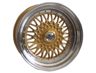 Ratlankiai FORZZA MALM GOLD/LM 4X100 R15 7,0 ET25