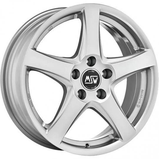 Ratlankiai MSW 78 (MAX LOAD: 580 KG) MADE IN ITALY FULL SILVER NEW S 5X112 R17 6,5 ET49