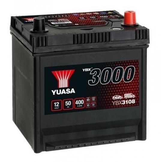 Akumuliatoriai YUASA YBX3108 50 AH 400 EN