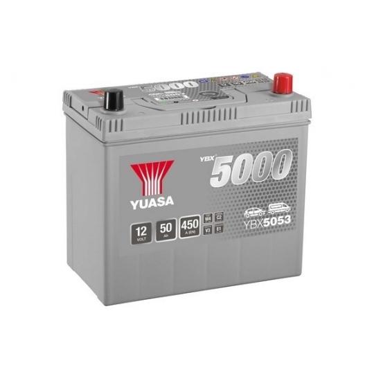Akumuliatoriai YUASA YBX5053 50 AH 450 EN