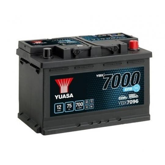 Akumuliatoriai YUASA YBX7096 75 AH 700 EN
